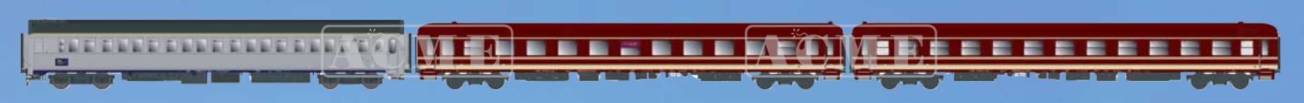 ACME 55336 - H0 - 3-tlg. Set Schlafwagen European Sleeper, Ep. VI - Set 1